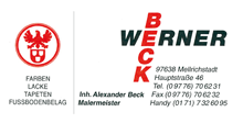 Logo von Maler- und Verputzergeschäft Beck